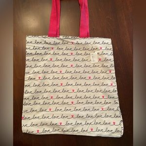 NWT! Beautiful market tote in cotton canvas 🩷